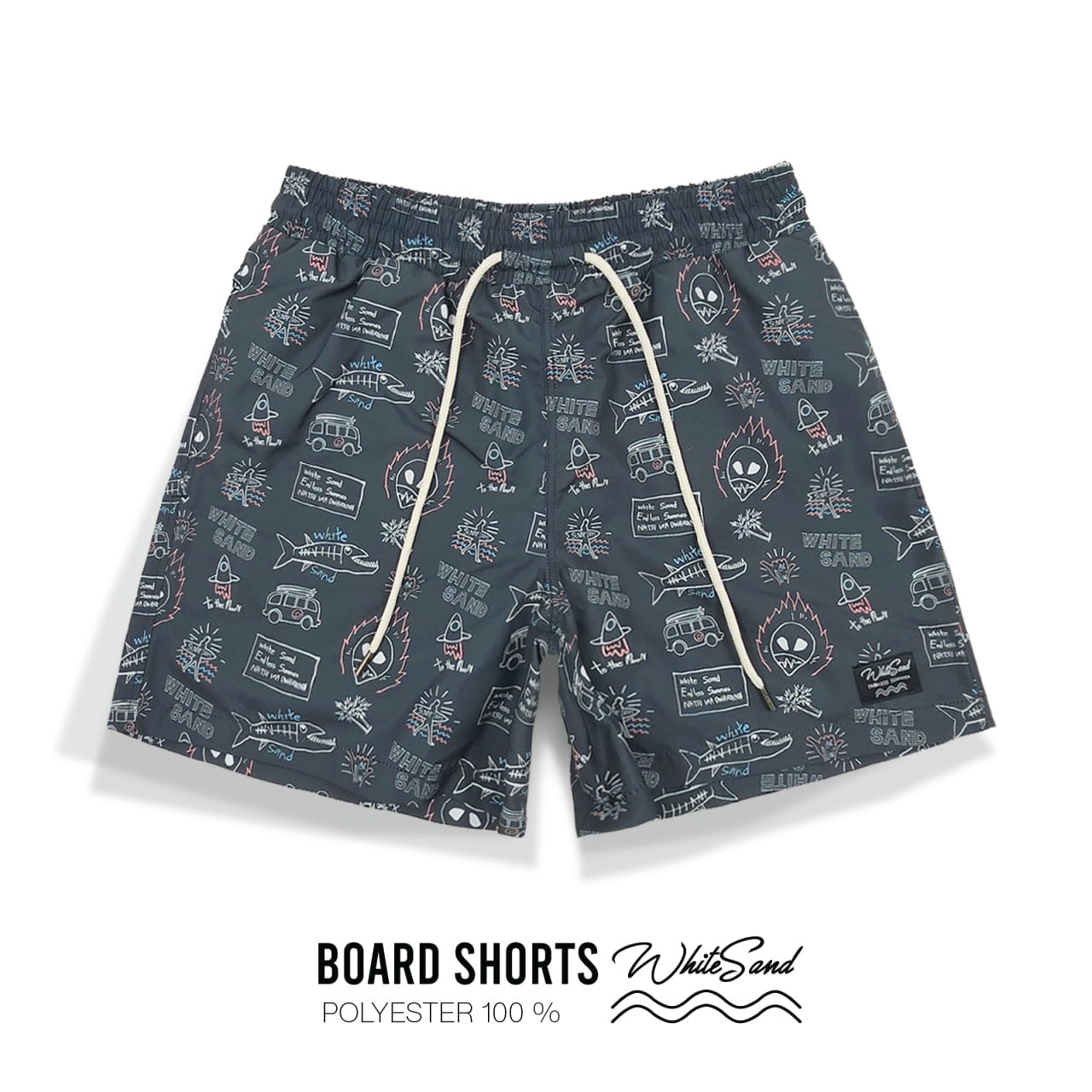 Men Boardshorts – Polyester, Quick Dry | Baby | Navy Blue