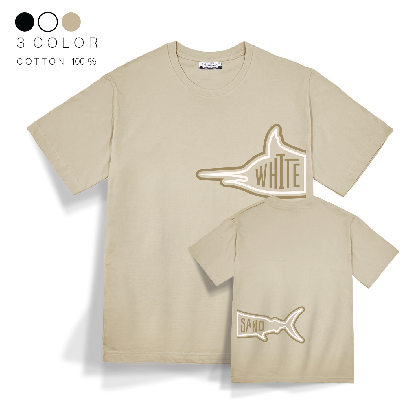 Unisex Cotton Tee – Golden Fish🐟