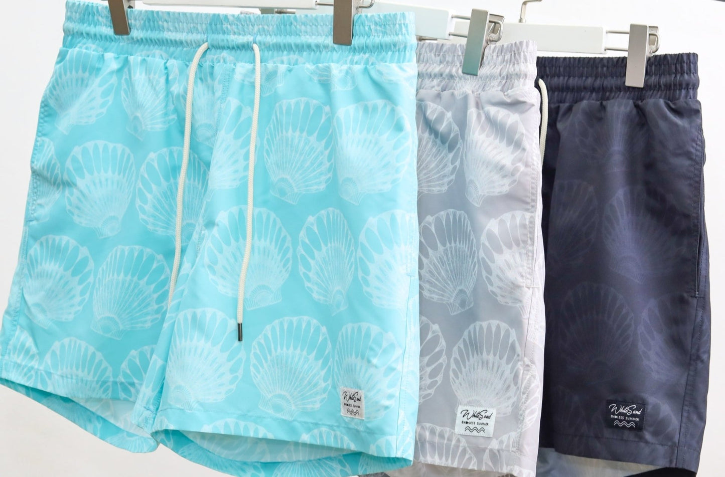 Men Boardshorts – Nylon & Polyester, Quick Dry | Minimal Shells 💙