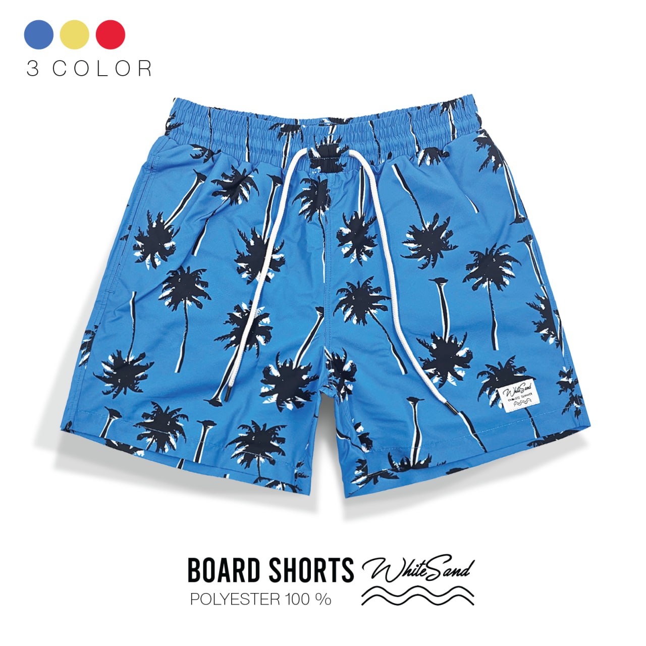 Men Boardshorts – Polyester, Quick Dry | Palm Cute