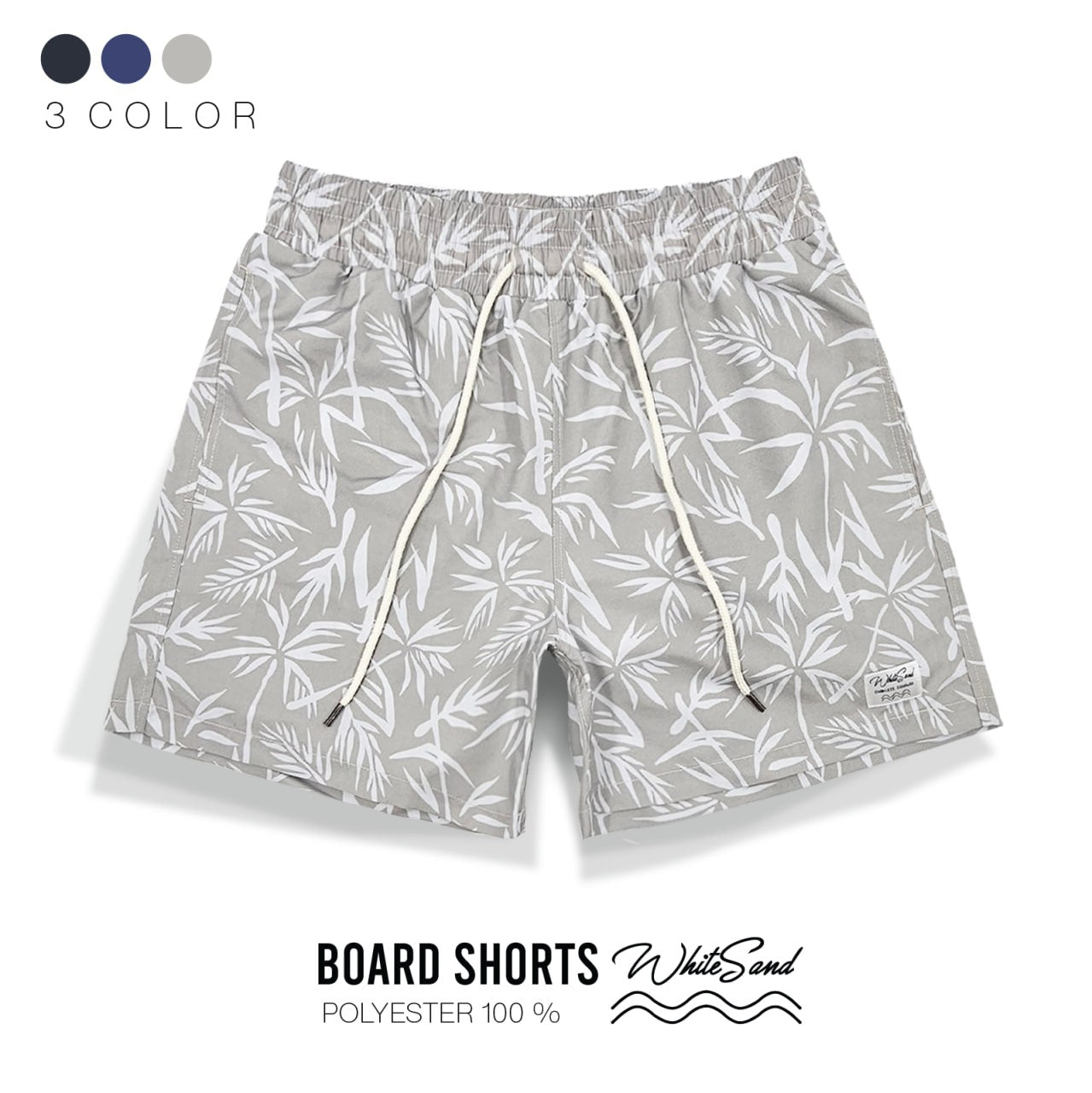 Men Boardshorts – Polyester, Quick Dry | Palm Leaf