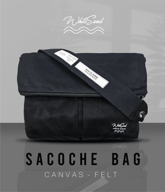 Sacoche Canvas Bag – Double Black