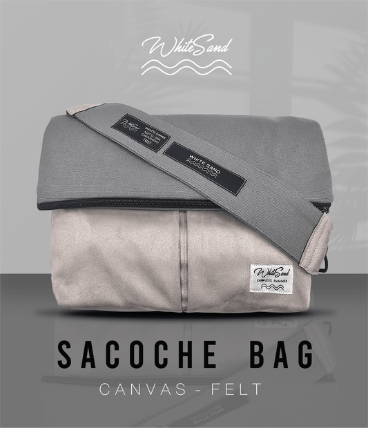 Sacoche Canvas Bag – Double Gray