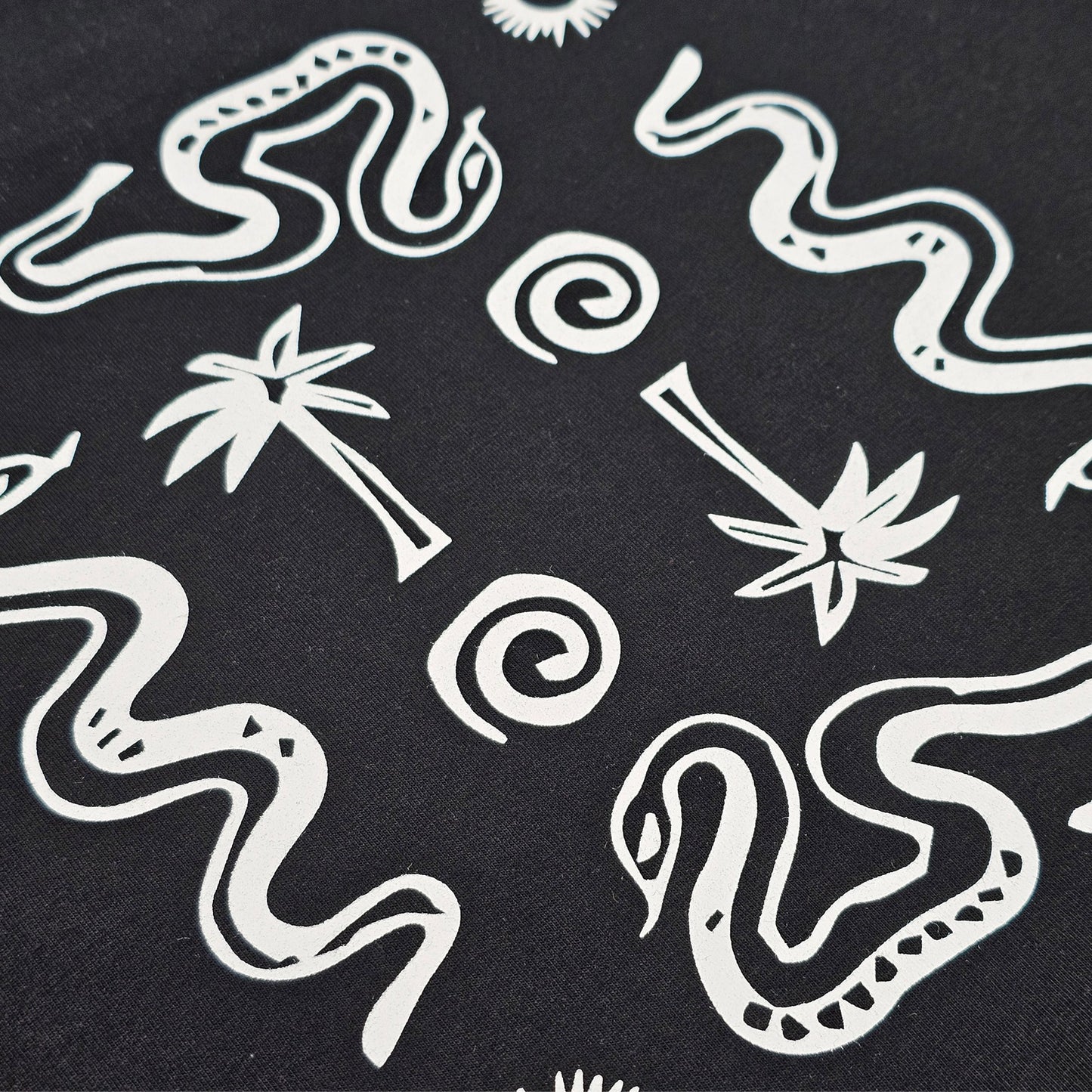 Unisex Cotton Tee – Serpent Map 🐍