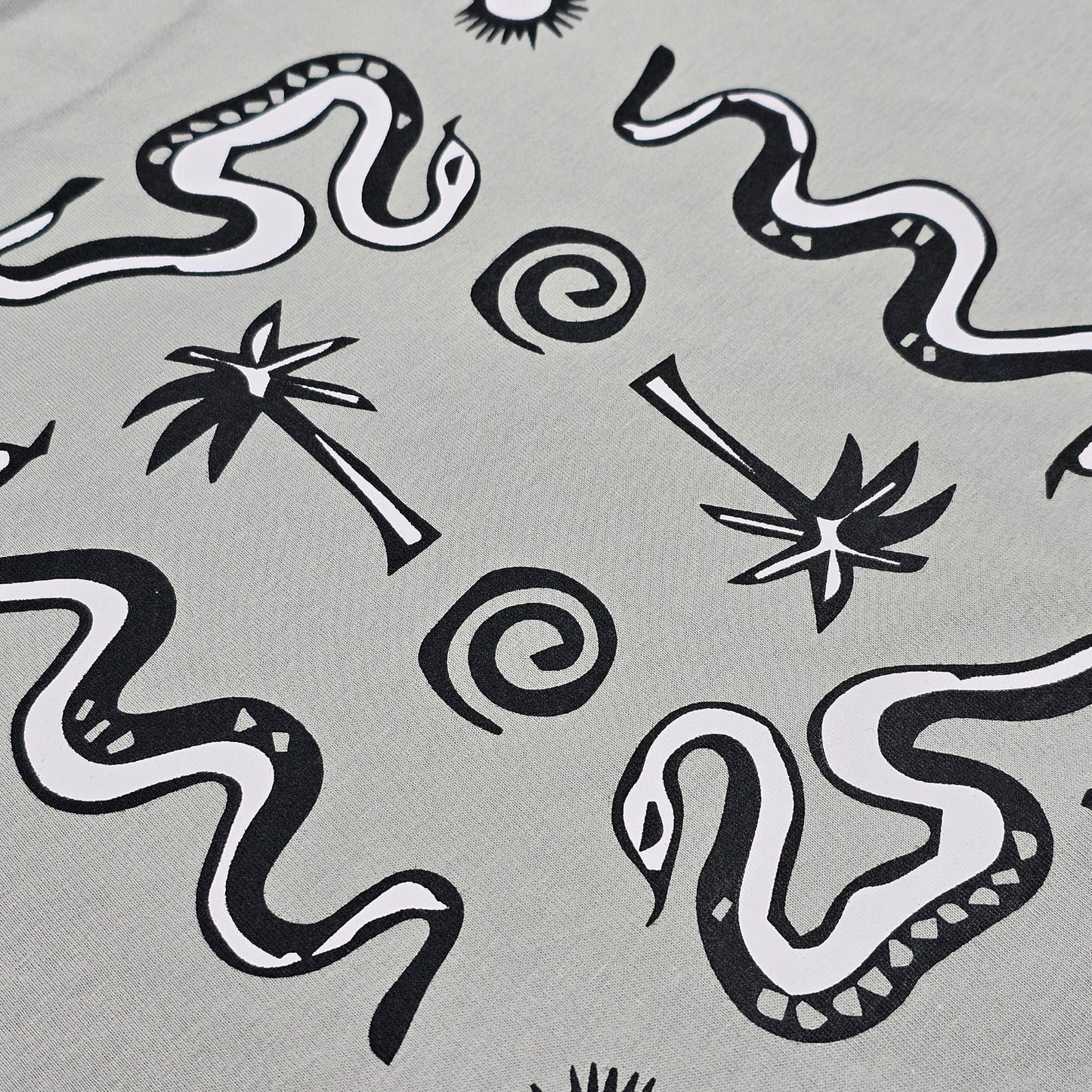 Unisex Cotton Tee – Serpent Map 🐍