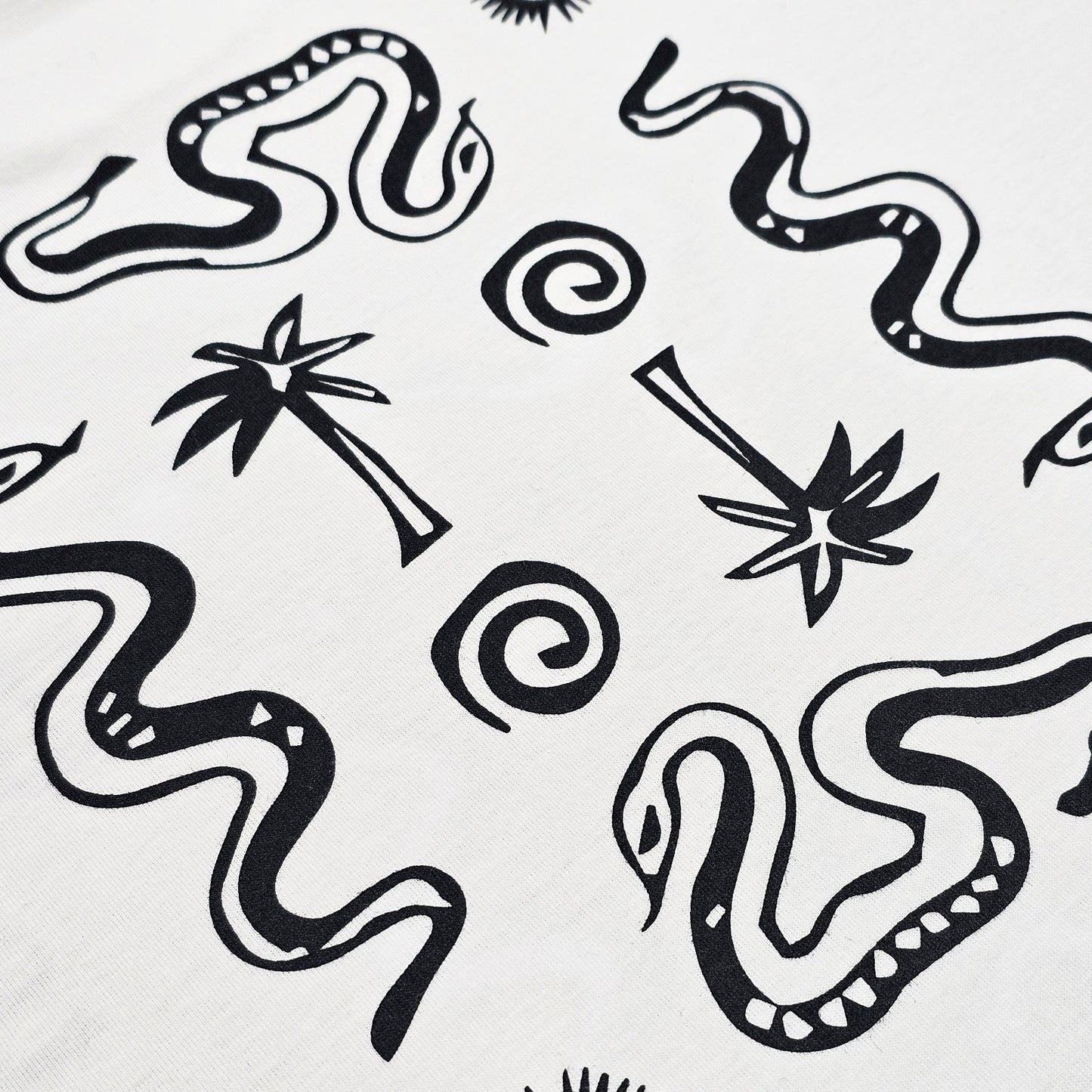 Unisex Cotton Tee – Serpent Map 🐍