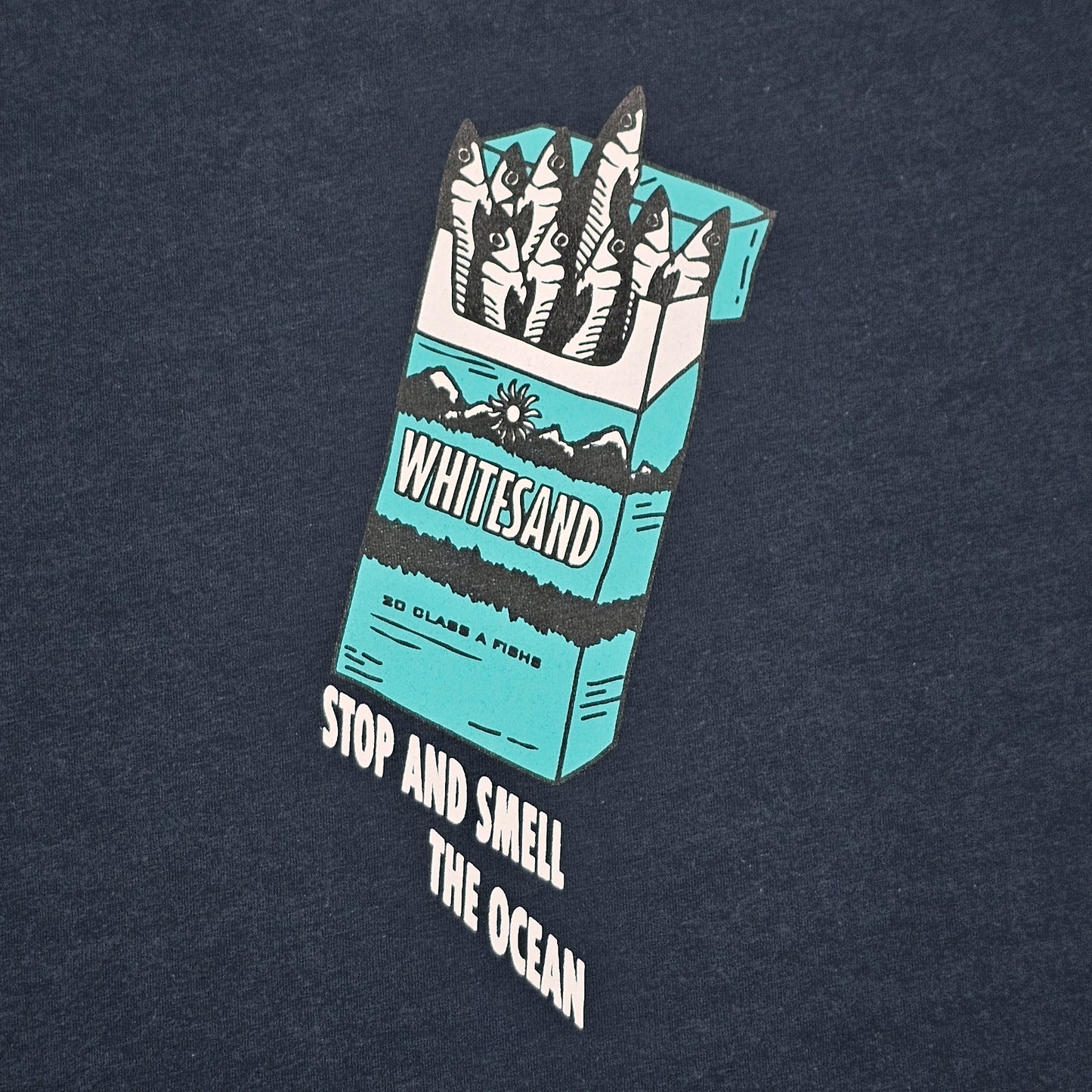 Unisex Cotton Tee – Stop and smell the ocean