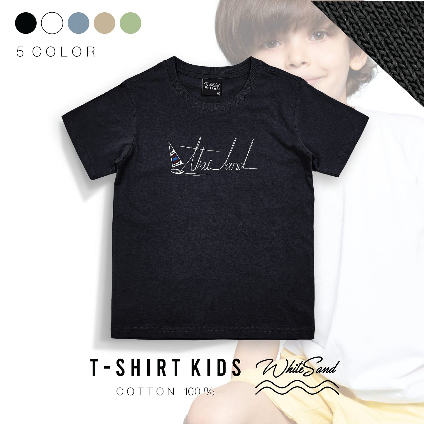 Kids Cotton Tee – Thailand Exclusive Design 🇹🇭