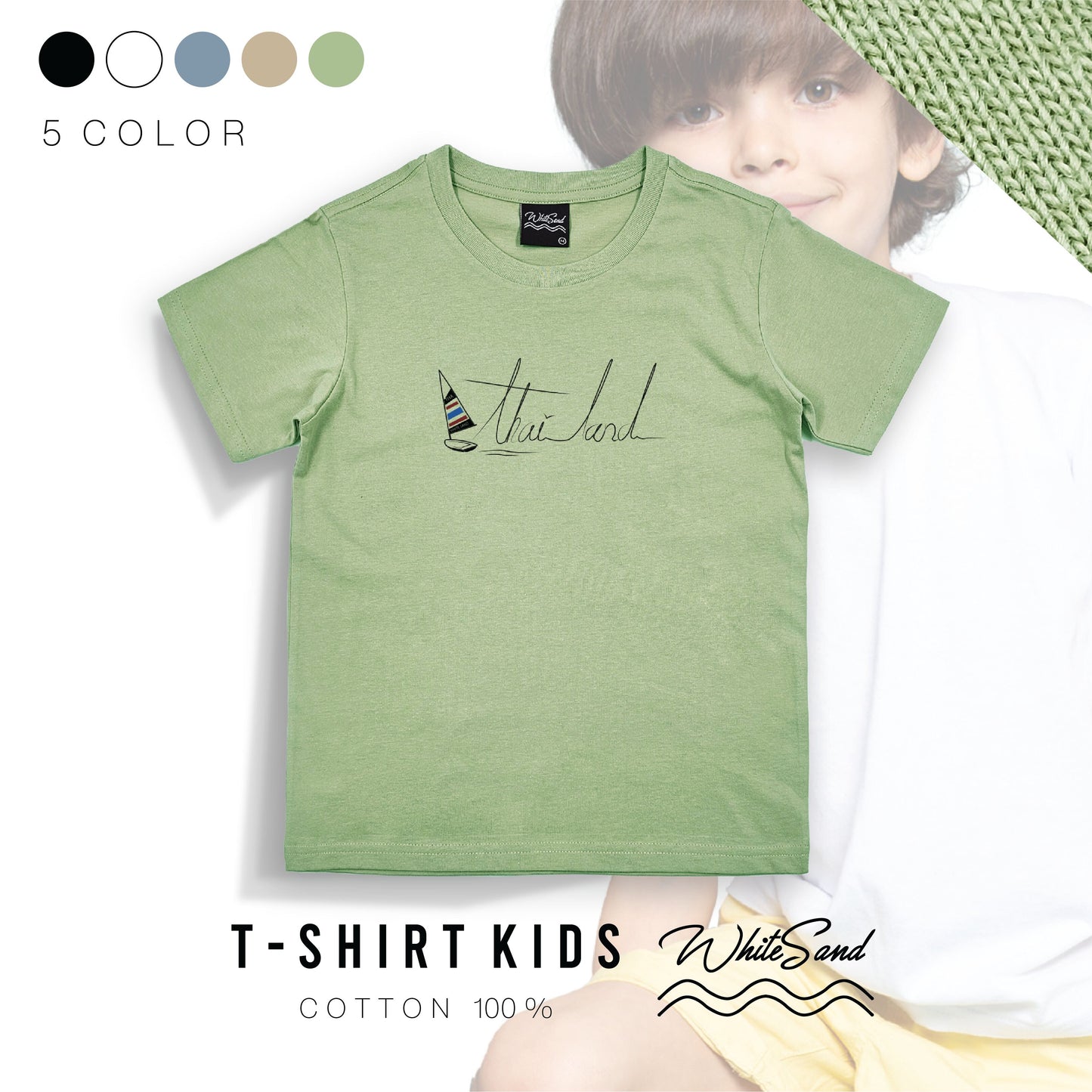 Kids Cotton Tee – Thailand Exclusive Design 🇹🇭