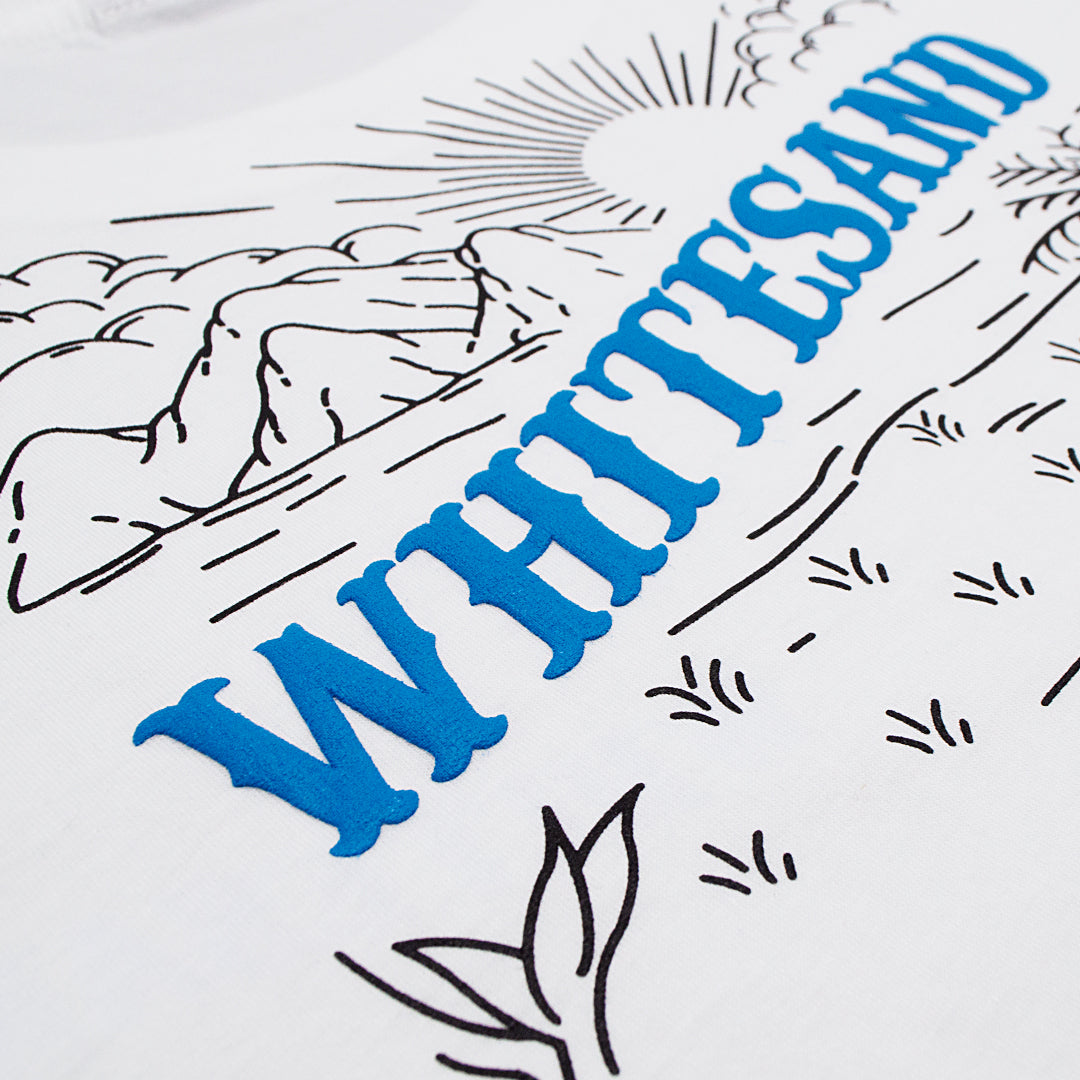 Unisex Cotton Tee – WhiteSand View