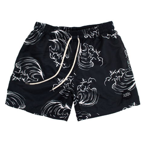 Board Shorts【Wave】Black