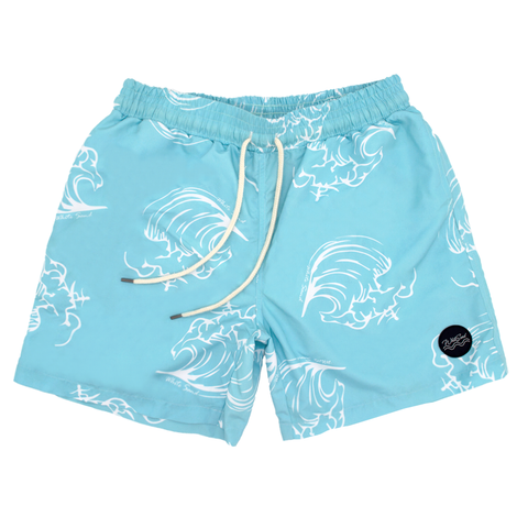 Board Shorts【Wave】Sky Blue